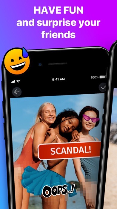 Emulate iPhone app Censor Image Editor: Pixel Lab using MyAndroid