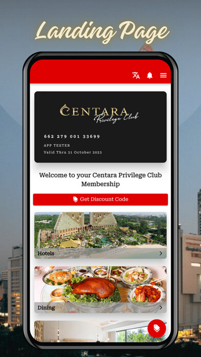 Emulate iPhone app Centara Privilege Club using MyAndroid Emulate iPhone app Centara Privilege Club using MyAndroid