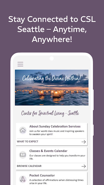 Run android online APK Center for Spiritual Living SE from MyAndroid or emulate Center for Spiritual Living SE using MyAndroid Run android online APK Center for Spiritual Living SE from MyAndroid or emulate Center for Spiritual Living SE using MyAndroid