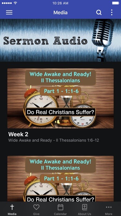Emulate iPhone app Centerpoint Church Simi Valley using MyAndroid Emulate iPhone app Centerpoint Church Simi Valley using MyAndroid