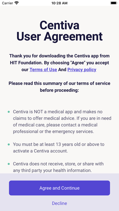 Emulate iPhone app Centiva Life using MyAndroid Emulate iPhone app Centiva Life using MyAndroid