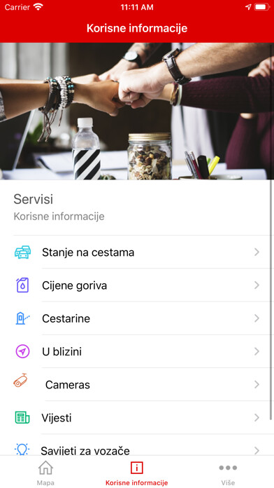 Emulate iPhone app Central asistencija using MyAndroid