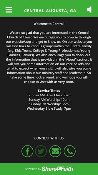 Run android online APK Central-Augusta, GA from MyAndroid or emulate Central-Augusta, GA using MyAndroid