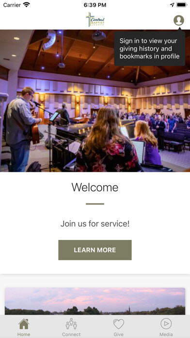 Emulate iPhone app Central Baptist Clovis using MyAndroid Emulate iPhone app Central Baptist Clovis using MyAndroid