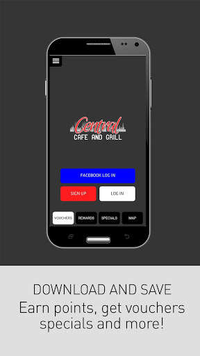 Run android online APK Central Cafe and Grill Loyaltymate from MyAndroid or emulate Central Cafe and Grill Loyaltymate using MyAndroid
