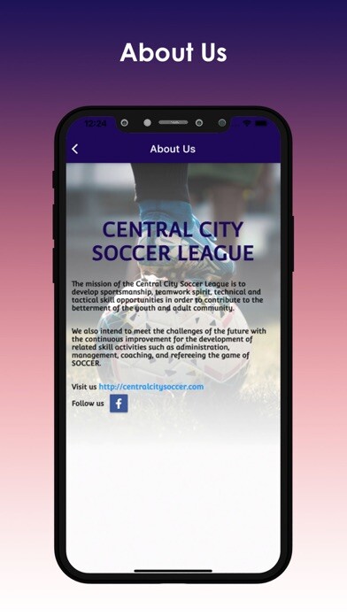 Emulate iPhone app Central City Soccer League using MyAndroid Emulate iPhone app Central City Soccer League using MyAndroid