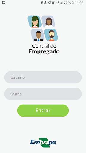 Run android online APK Central do Empregado - Embrapa from MyAndroid or emulate Central do Empregado - Embrapa using MyAndroid