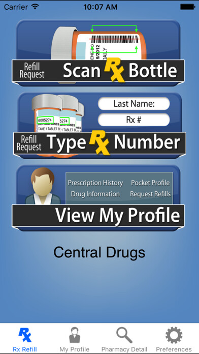 Emulate iPhone app Central Drugs using MyAndroid Emulate iPhone app Central Drugs using MyAndroid