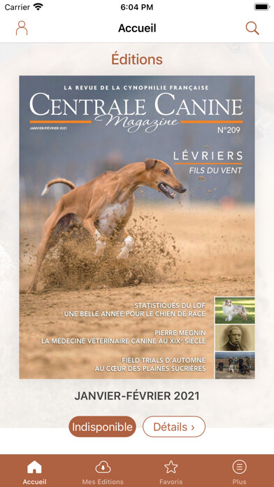 Emulate iPhone app Centrale Canine Magazine using MyAndroid Emulate iPhone app Centrale Canine Magazine using MyAndroid