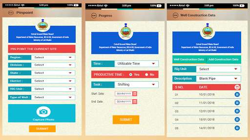 Run android online APK Central Ground Water Board (CGWB) from MyAndroid or emulate Central Ground Water Board (CGWB) using MyAndroid