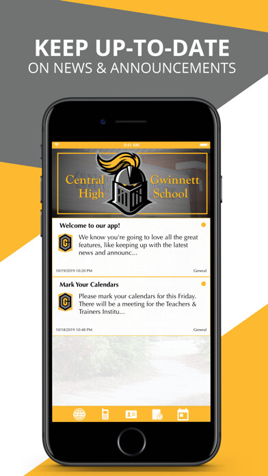 Emulate iPhone app Central Gwinnett High using MyAndroid Emulate iPhone app Central Gwinnett High using MyAndroid
