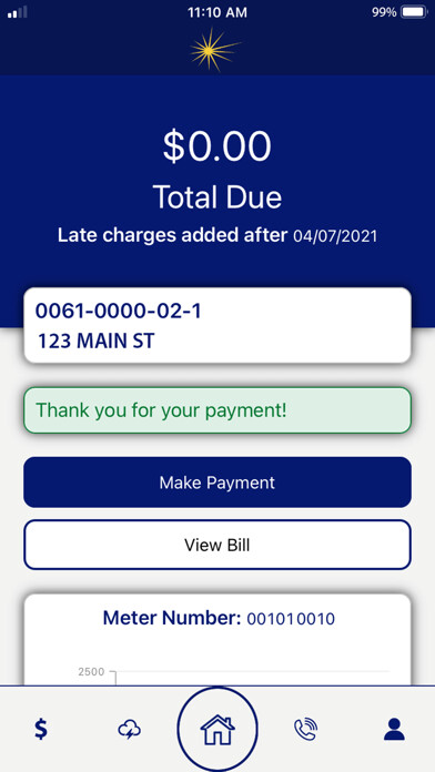 Emulate iPhone app Central Hudson Mobile using MyAndroid