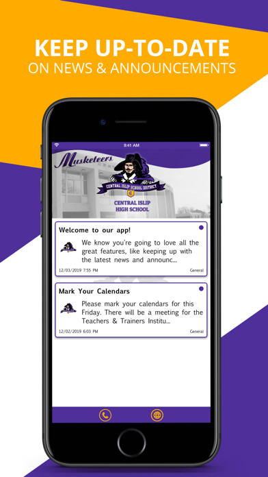 Emulate iPhone app Central Islip Public Schools using MyAndroid Emulate iPhone app Central Islip Public Schools using MyAndroid