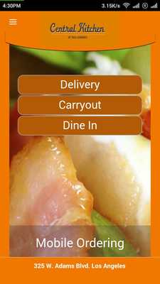 Emulate Android APK Central Kitchen
