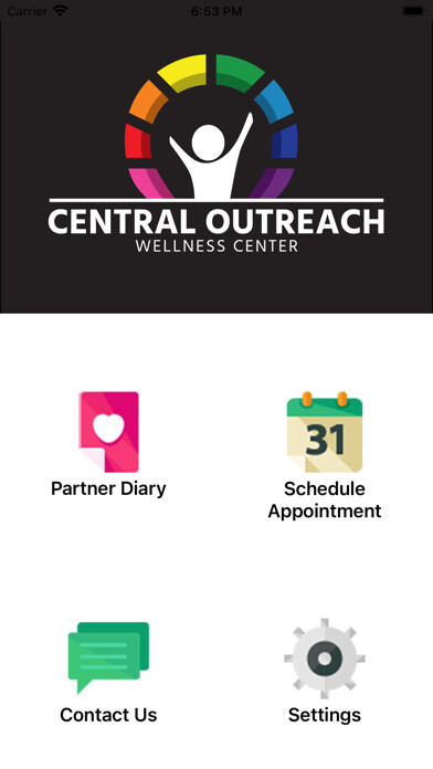 Emulate iPhone app Central Outreach Partner Diary using MyAndroid