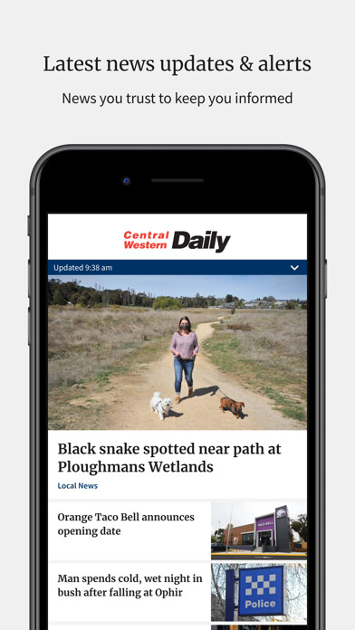 Emulate iPhone app Central Western Daily using MyAndroid Emulate iPhone app Central Western Daily using MyAndroid