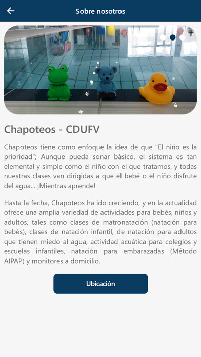 Emulate iPhone app Centro Deportivo UFV using MyAndroid Emulate iPhone app Centro Deportivo UFV using MyAndroid