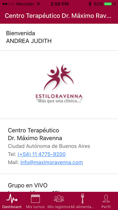 Emulate iPhone app Centro Terapéutico Dr. Máximo Ravenna using MyAndroid Emulate iPhone app Centro Terapéutico Dr. Máximo Ravenna using MyAndroid
