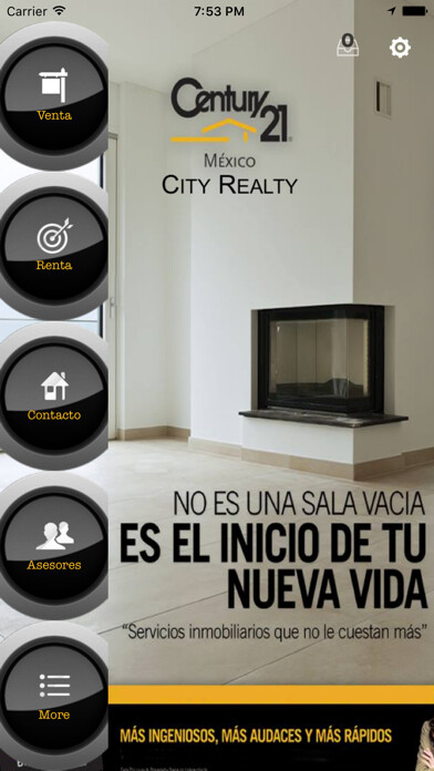 Emulate iPhone app Century21 CityRealty using MyAndroid