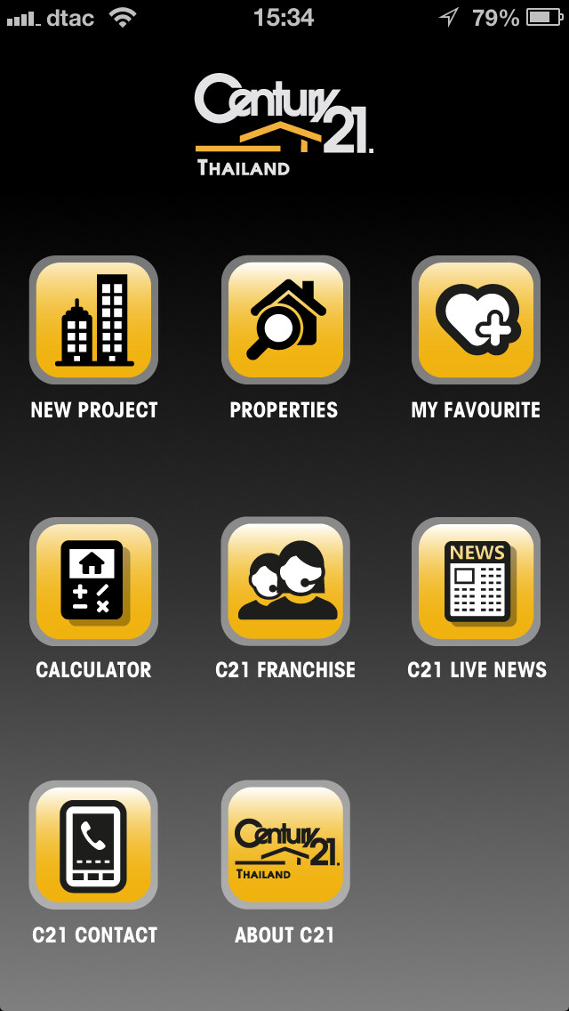 Emulate iPhone app Century21 Thailand using MyAndroid Emulate iPhone app Century21 Thailand using MyAndroid