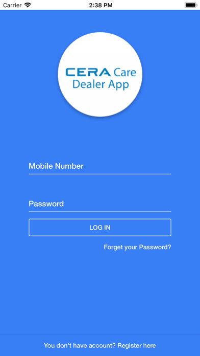 Emulate iPhone app CERA Care Dealer App using MyAndroid Emulate iPhone app CERA Care Dealer App using MyAndroid