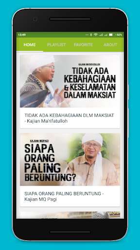 Run android online APK Ceramah Aa Gym Terbaru from MyAndroid or emulate Ceramah Aa Gym Terbaru using MyAndroid
