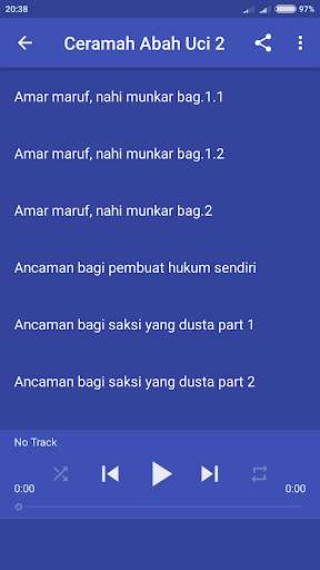 Run android online APK Ceramah Abah Uci Offline 2 from MyAndroid or emulate Ceramah Abah Uci Offline 2 using MyAndroid