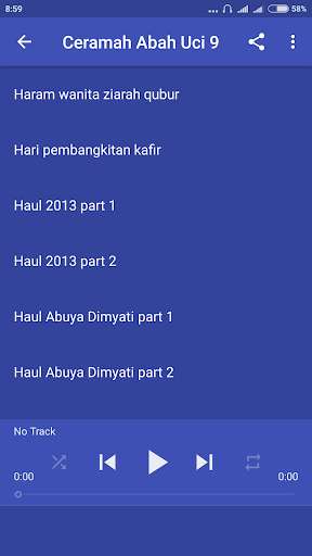 Run android online APK Ceramah Abah Uci Offline 9 from MyAndroid or emulate Ceramah Abah Uci Offline 9 using MyAndroid