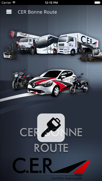 Emulate iPhone app CER Bonne Route using MyAndroid