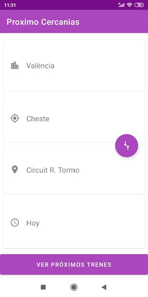 Run android online APK Cercanias Lite: Horarios Renfe from MyAndroid or emulate Cercanias Lite: Horarios Renfe using MyAndroid Run android online APK Cercanias Lite: Horarios Renfe from MyAndroid or emulate Cercanias Lite: Horarios Renfe using MyAndroid