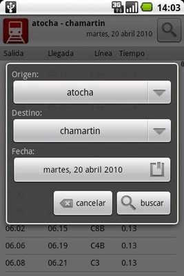 Emulate Android APK Cercanoide (Spanish Train)