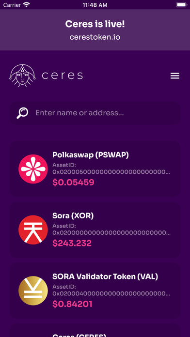Emulate iPhone app Ceres Tools using MyAndroid