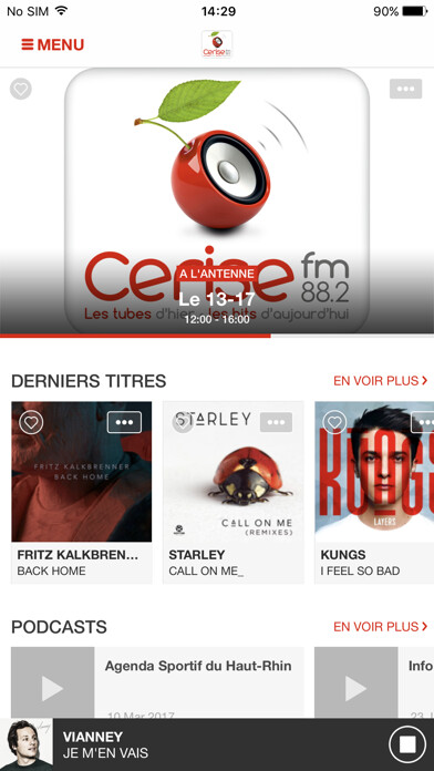 Emulate iPhone app CERISE FM using MyAndroid Emulate iPhone app CERISE FM using MyAndroid