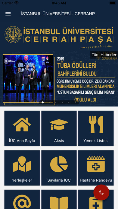 Emulate iPhone app İÜ – Cerrahpaşa Mobil using MyAndroid