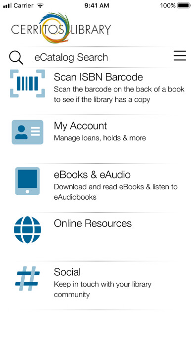 Emulate iPhone app Cerritos Library To Go using MyAndroid Emulate iPhone app Cerritos Library To Go using MyAndroid