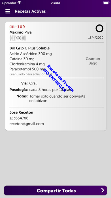 Emulate iPhone app certireceta using MyAndroid Emulate iPhone app certireceta using MyAndroid