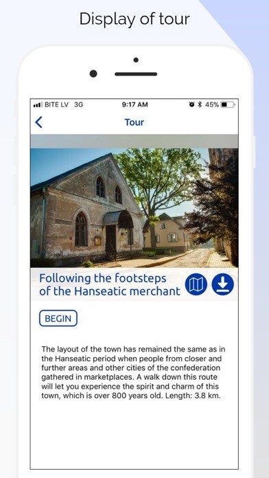 Emulate iPhone app Cesis - Explore Hansa using MyAndroid