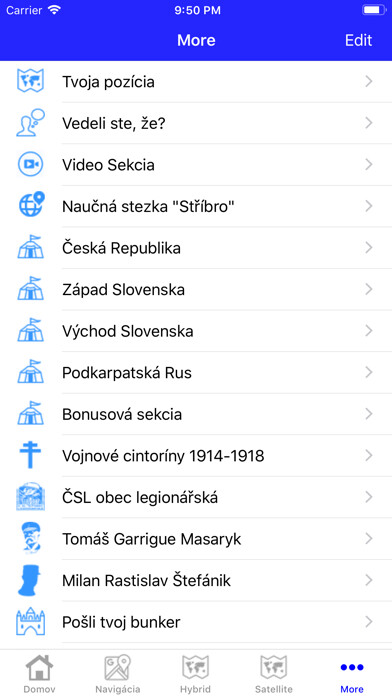 Emulate iPhone app Ceskoslovenske Opevnenia using MyAndroid Emulate iPhone app Ceskoslovenske Opevnenia using MyAndroid