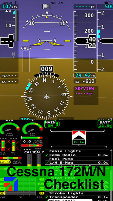 Emulate iPhone app Cessna 172 M/N Checklist using MyAndroid Emulate iPhone app Cessna 172 M/N Checklist using MyAndroid