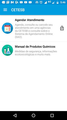 Run android online APK CETESB from MyAndroid or emulate CETESB using MyAndroid