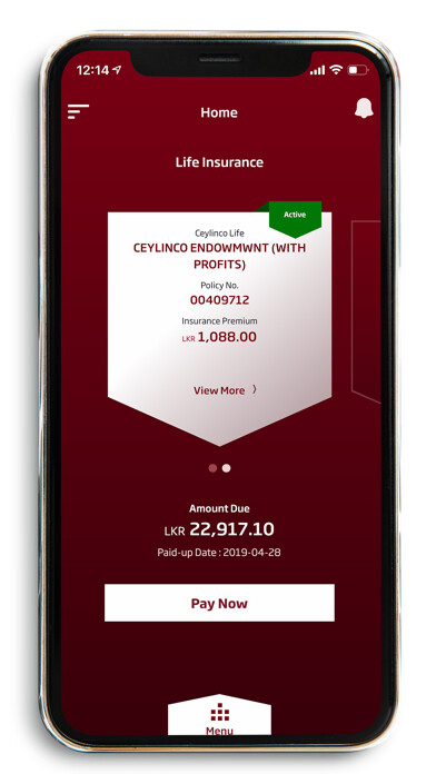 Emulate iPhone app CeyLife Digital using MyAndroid