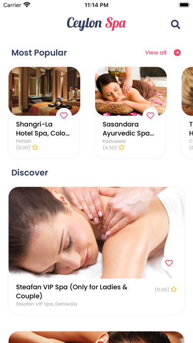 Emulate iPhone app Ceylon Spa using MyAndroid Emulate iPhone app Ceylon Spa using MyAndroid