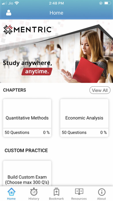 Emulate iPhone app CFA LEVEL 1 CALCULATION PREP using MyAndroid
