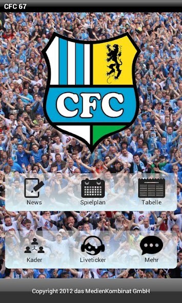 Run android online APK CFC-FanApp from MyAndroid or emulate CFC-FanApp using MyAndroid
