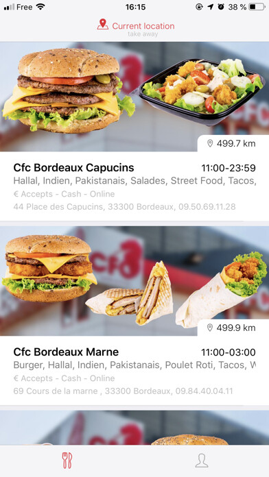 Emulate iPhone app CFC Tasty using MyAndroid Emulate iPhone app CFC Tasty using MyAndroid