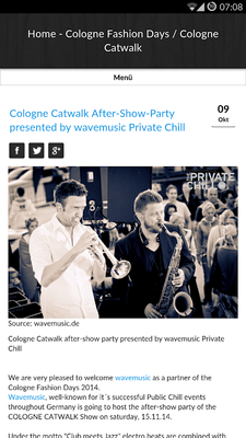 Emulate Android APK CFD - Cologne Fashion Days