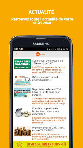 Run android online APK CFDT BNPP SA from MyAndroid or emulate CFDT BNPP SA using MyAndroid