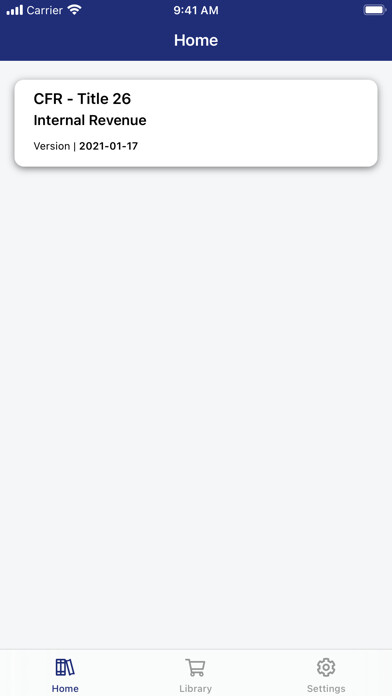 Emulate iPhone app CFR 26 - Internal Revenue using MyAndroid