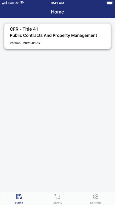 Emulate iPhone app CFR 41 by PocketLaw using MyAndroid
