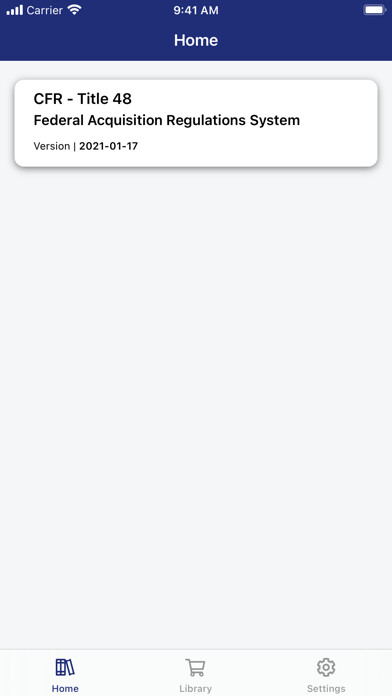 Emulate iPhone app CFR 48 by PocketLaw using MyAndroid